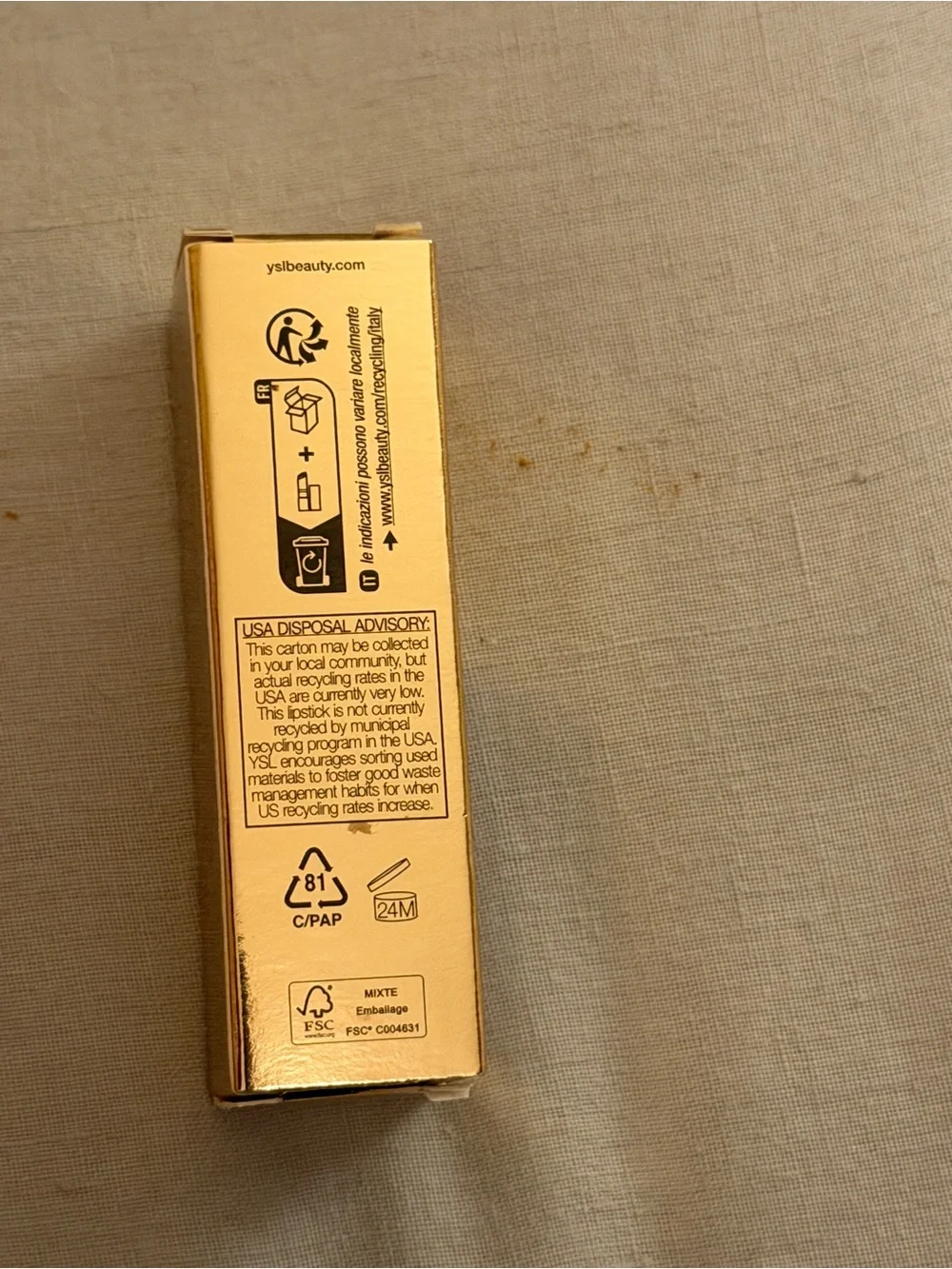 YSL Loveshine High-Shine Caring Lipstick 154 Love Berry - dark pink